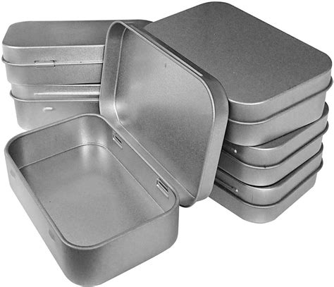 small metal storage box with lid|steel containers with removable lids.